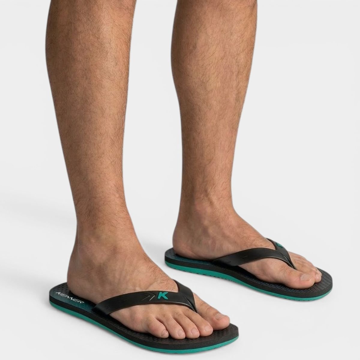 Chinelo Kenner Summer Grid Masculino - Preto e Verde Preto/Verde 6