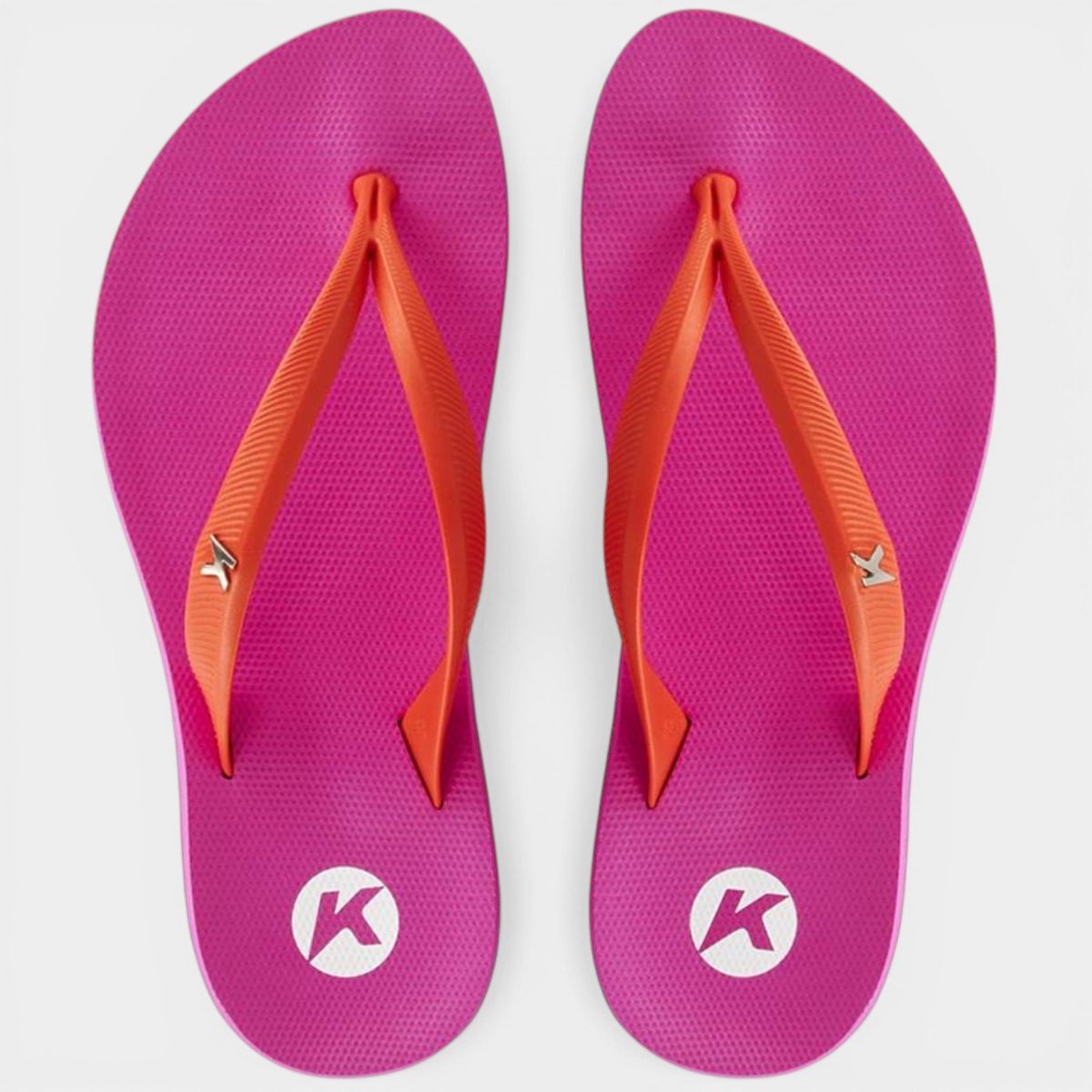 Chinelo Kenner Ibiza Pro Feminino - Rosa e Vermelho Rosa/vermelho 2