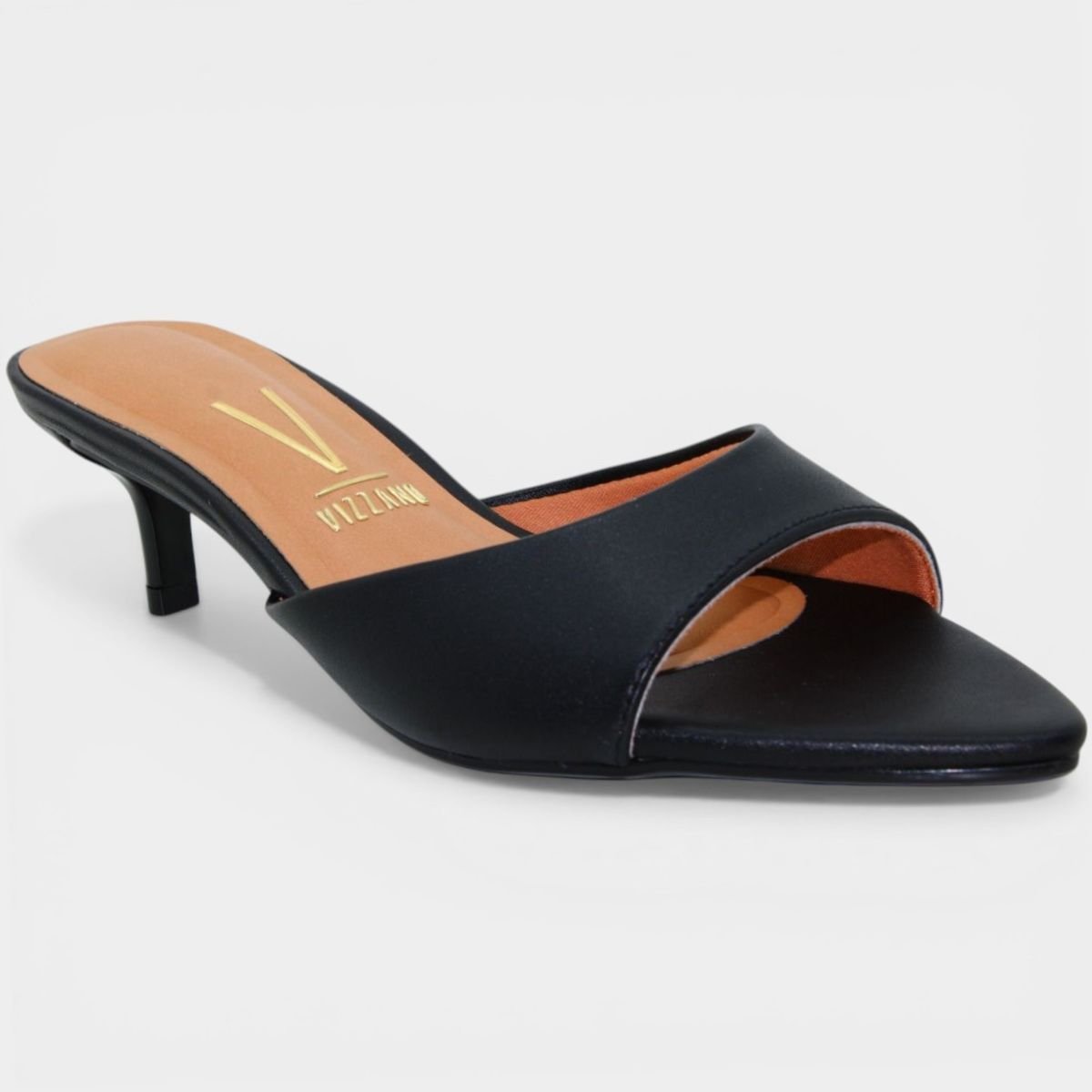 Tamanco Vizzano Salto Baixo Feminina - Preto Preto 1