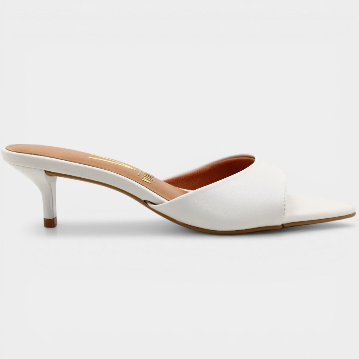 Tamanco Vizzano Salto Baixo Feminina - Off White Off White 2