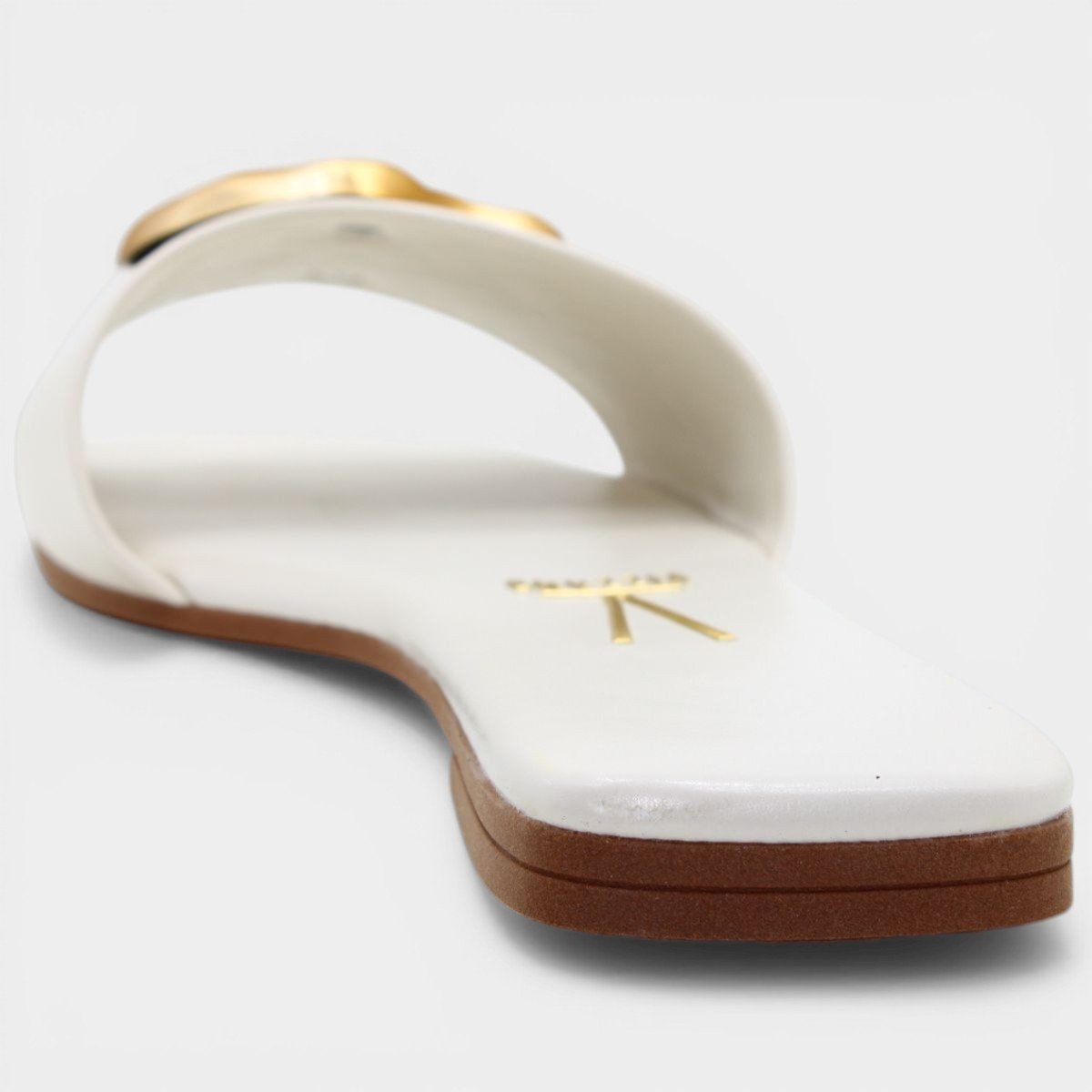 Rasteira Vizzano Detalhe Metálico Impact Feminina - Off White Off white 4
