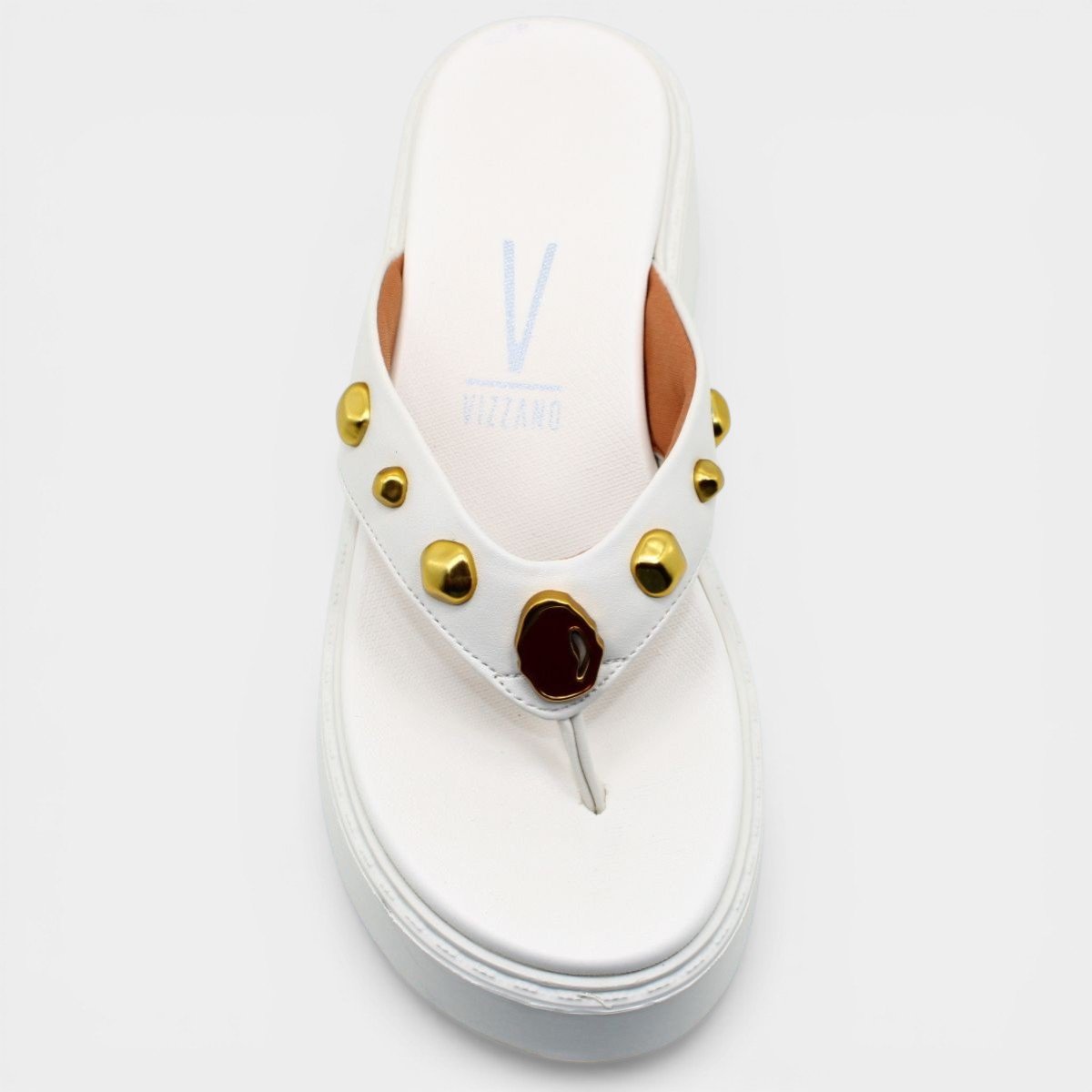 Chinelo Anabela Vizzano Pedraria Feminino - Off White Off White 3