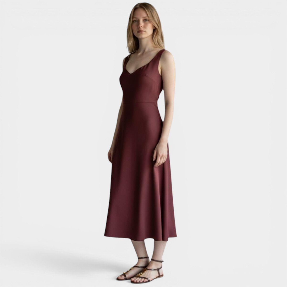 Rasteira Vizzano Apliques Metálicos Verniz Feminina - Marrom Escuro Marrom Escuro 6