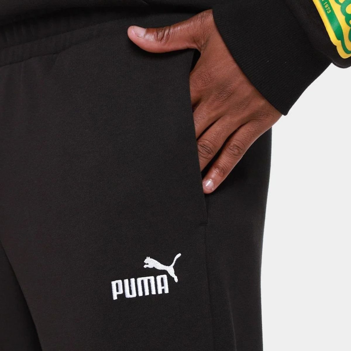 Calça Puma Casual Masculina - Preto Preto 3