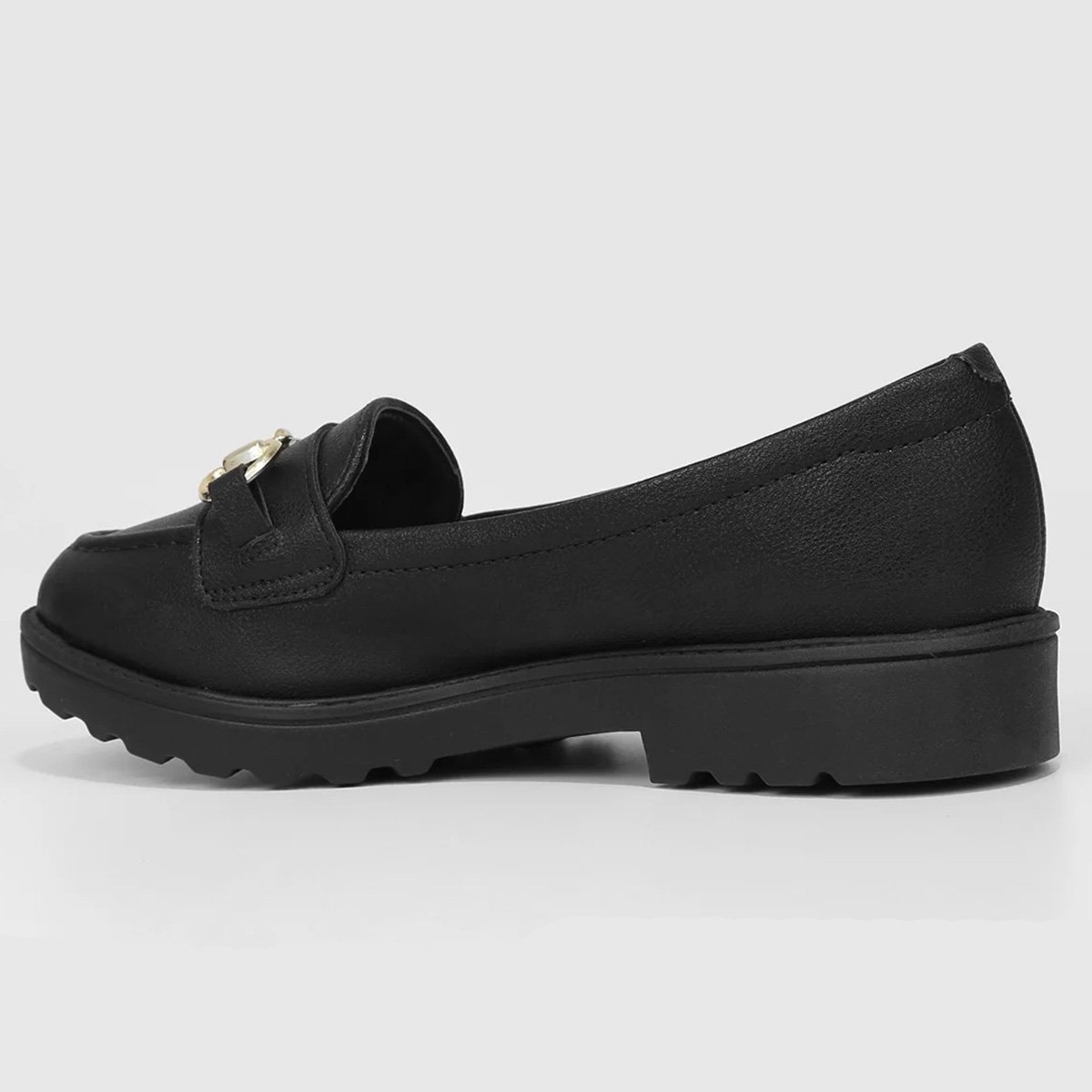 Mocassim Modare Tratorado Bridão Feminino - Preto Preto 4