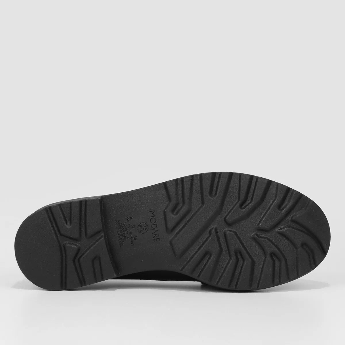 Mocassim Modare Tratorado Bridão Feminino - Preto Preto 5