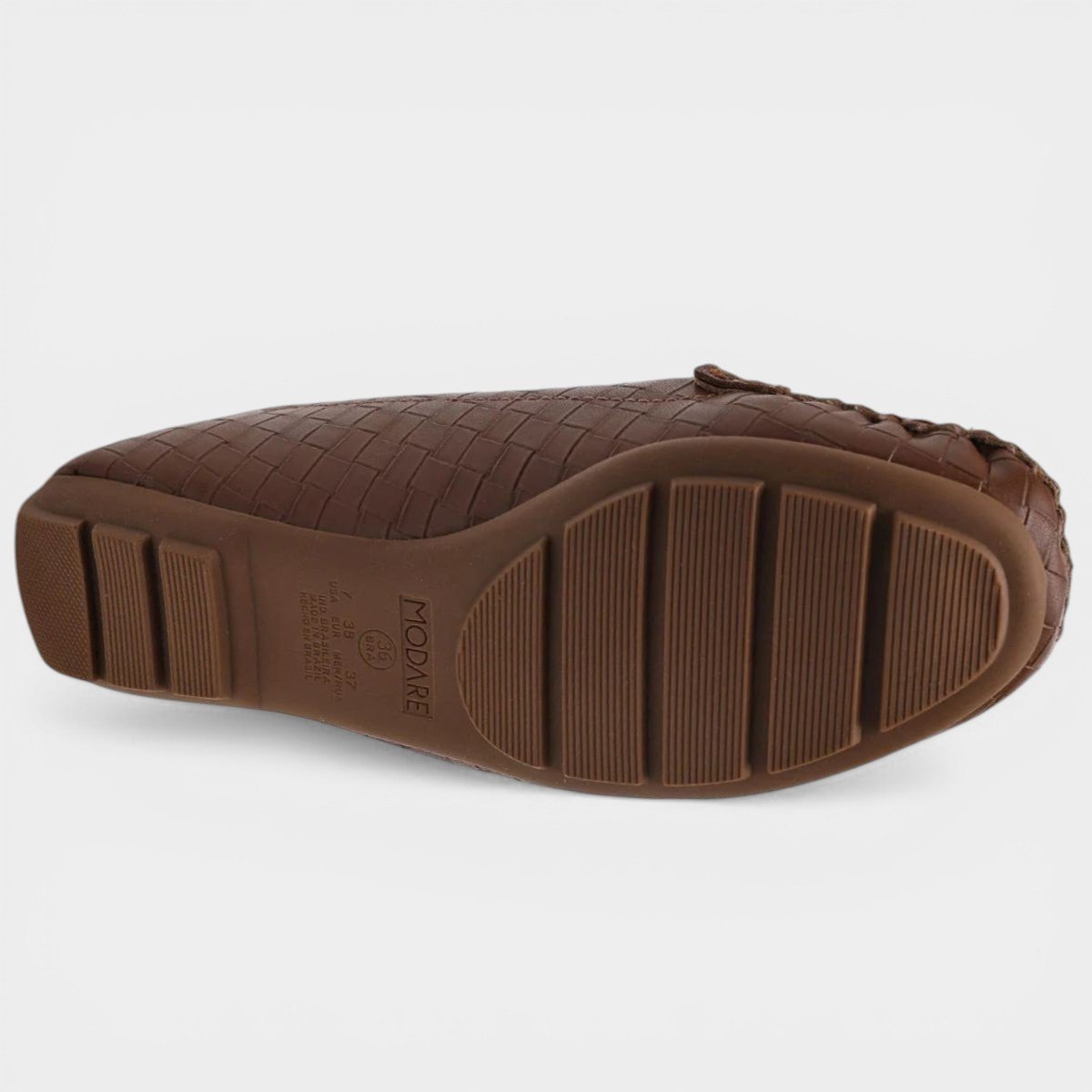 Mocassim Modare Texturizado Feminino - Marrom Marrom 5