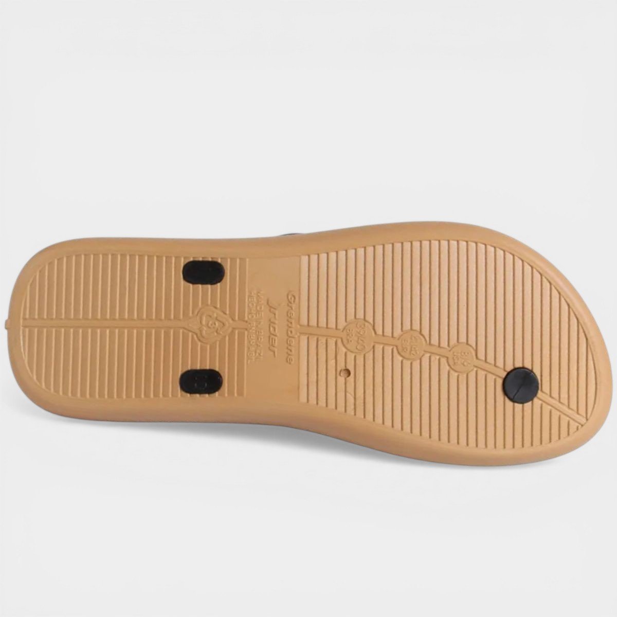 Chinelo Rider Pulse II Masculino - Preto e Bege Cinza 4