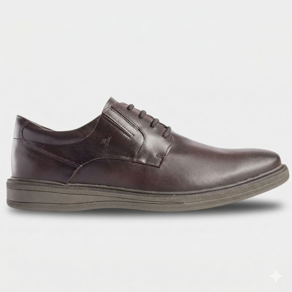 Sapato Social Rafarillo Couro Boston Masculino - Marrom Escuro Marrom Escuro 2