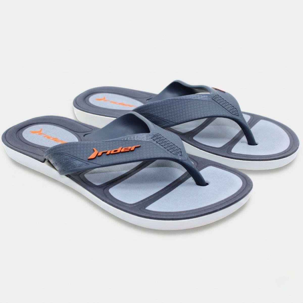 Chinelo Rider Pulse II Masculino - Preto e Cinza Cinza 2
