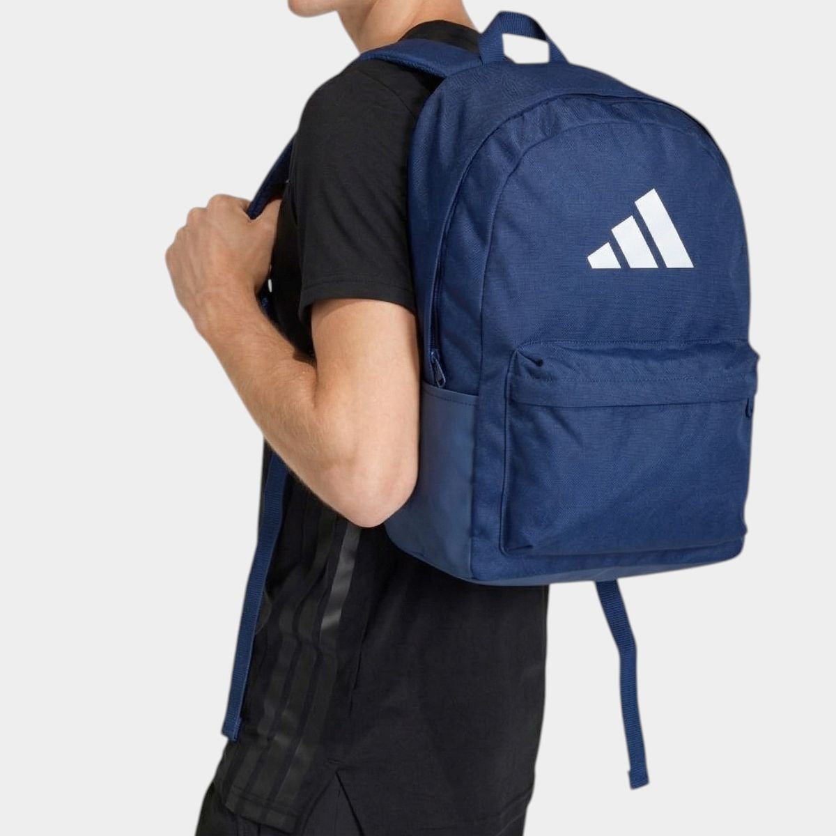 Mochila Adidas Clássica 3 Barras - Azul Marinho Azul 5