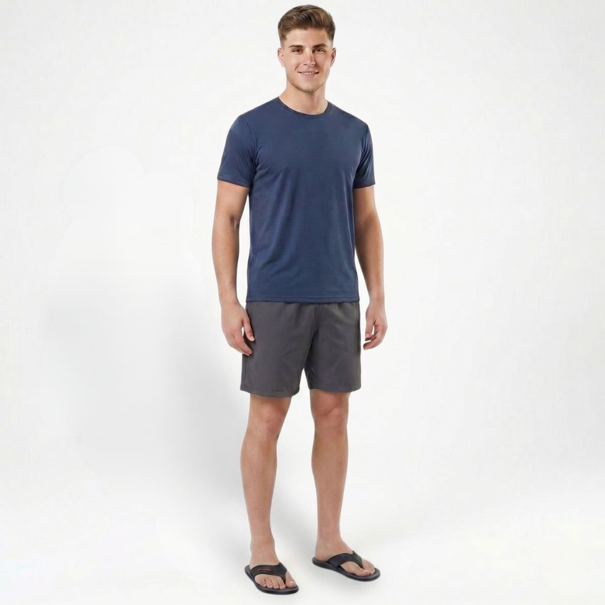 Chinelo Rider Pulse II Masculino - Preto e Vermelho Cinza 5