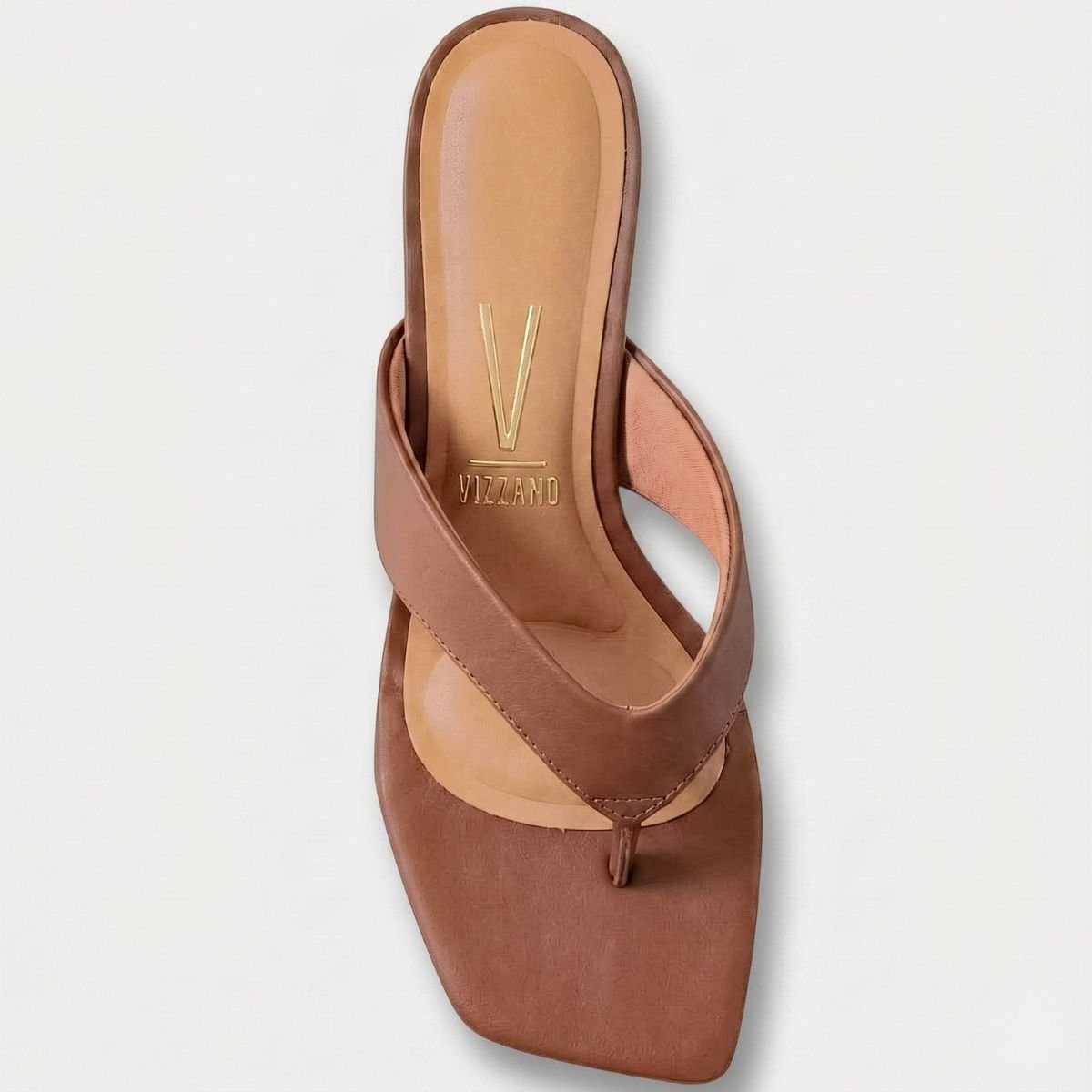 Tamanco Vizzano Salto Baixo Feminino - Marrom Marrom 3