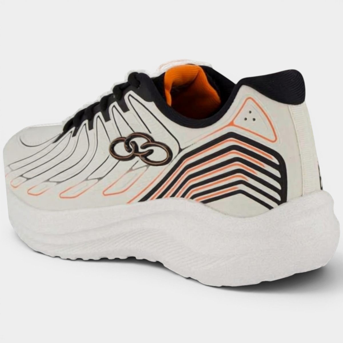 Tênis Olympikus Volcan 2 Masculino - Off White e Preto Cinza 4