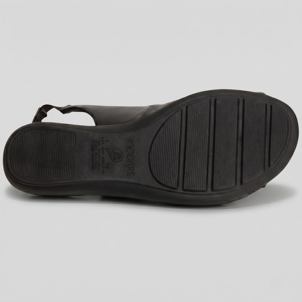 Tamanco Modare UltraConforto Strech Feminino - Preto Cinza 5