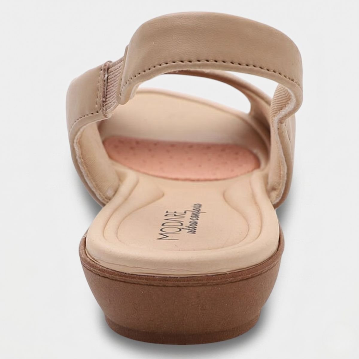 Tamanco Modare UltraConforto Strech Feminino - Bege Bege 4