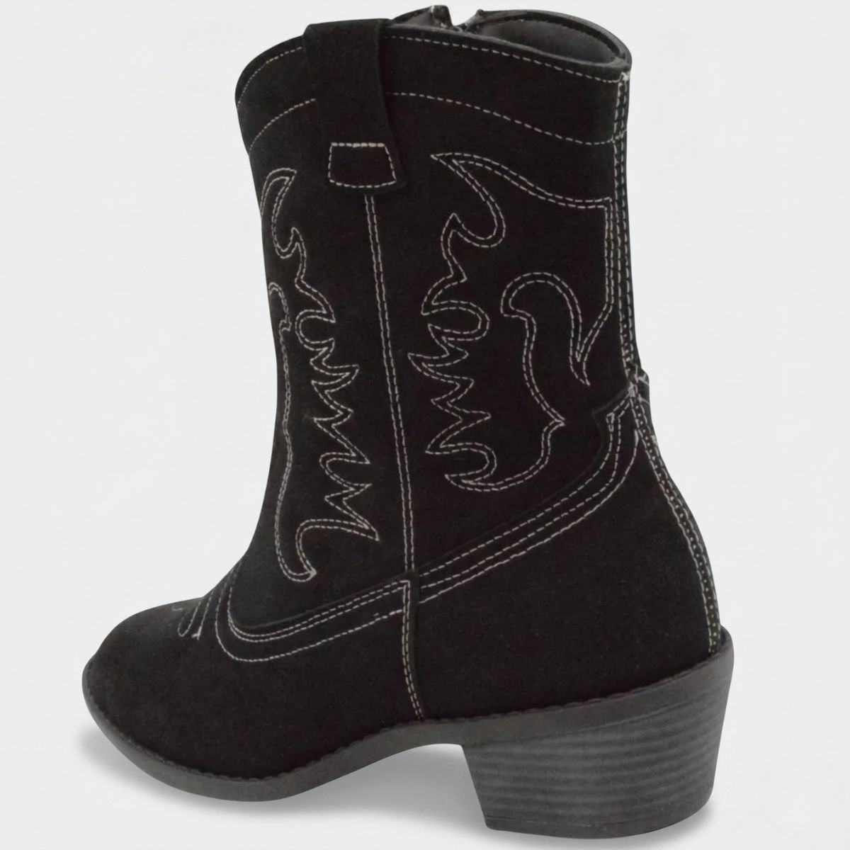 Bota Moleca Cano Curto Feminina - Preto Preto 4