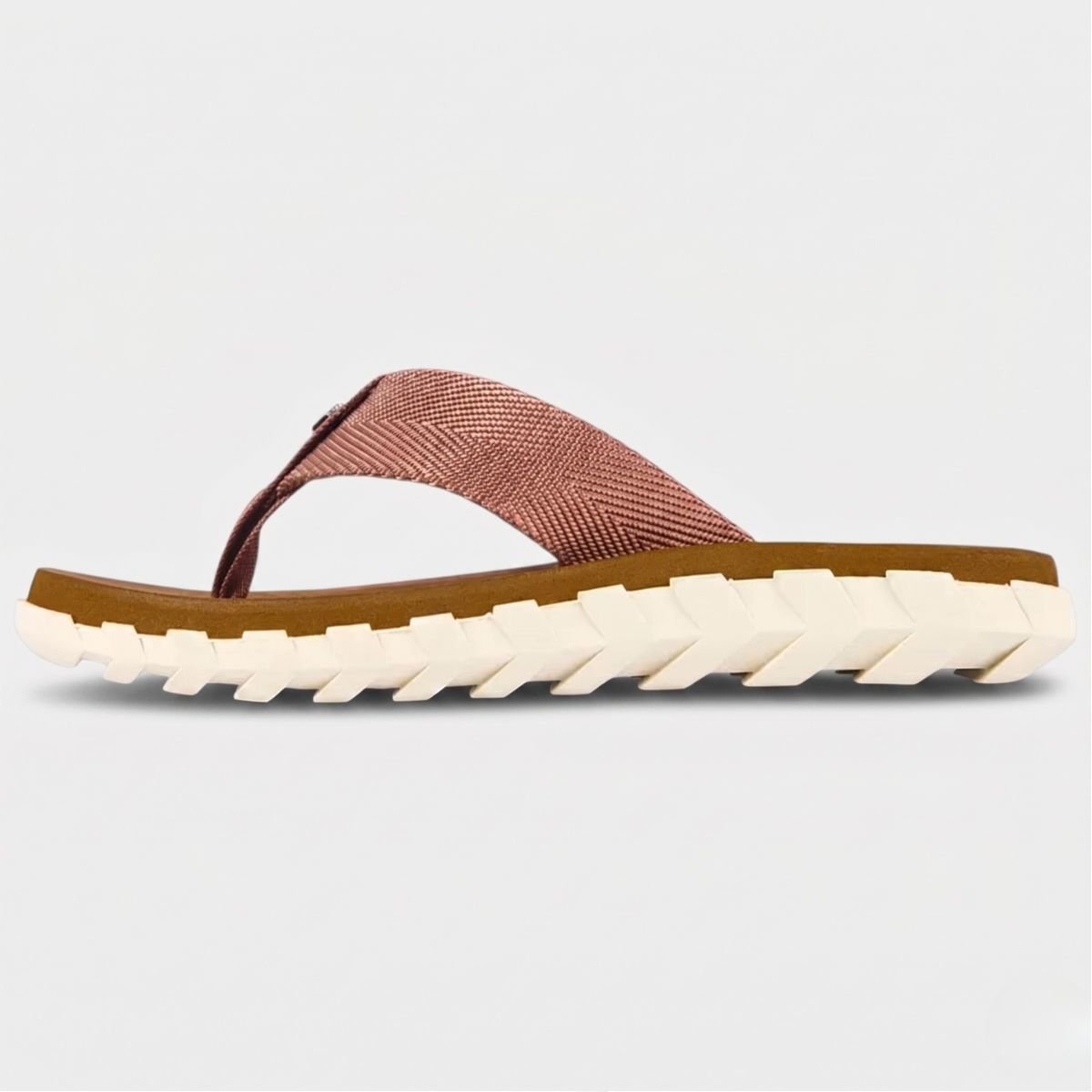 Chinelo Kenner Megah Masculino - Marrom Cinza 3