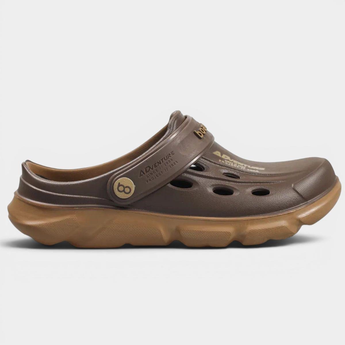 Babuche Boaonda Adventure Conforto Masculino - Marrom Marrom 2