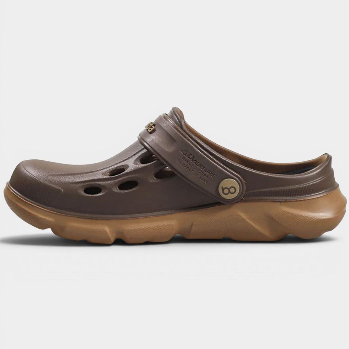 Babuche Boaonda Adventure Conforto Masculino - Marrom Marrom 3