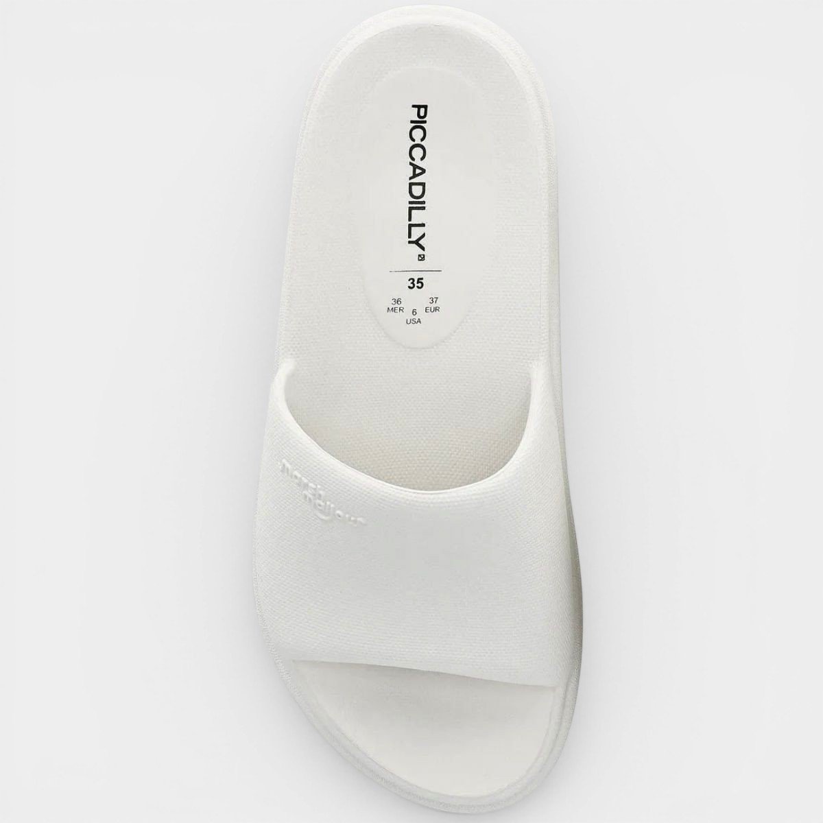 Tamanco Piccadilly Fun Marshmallow Feminino - Branco Branco 3