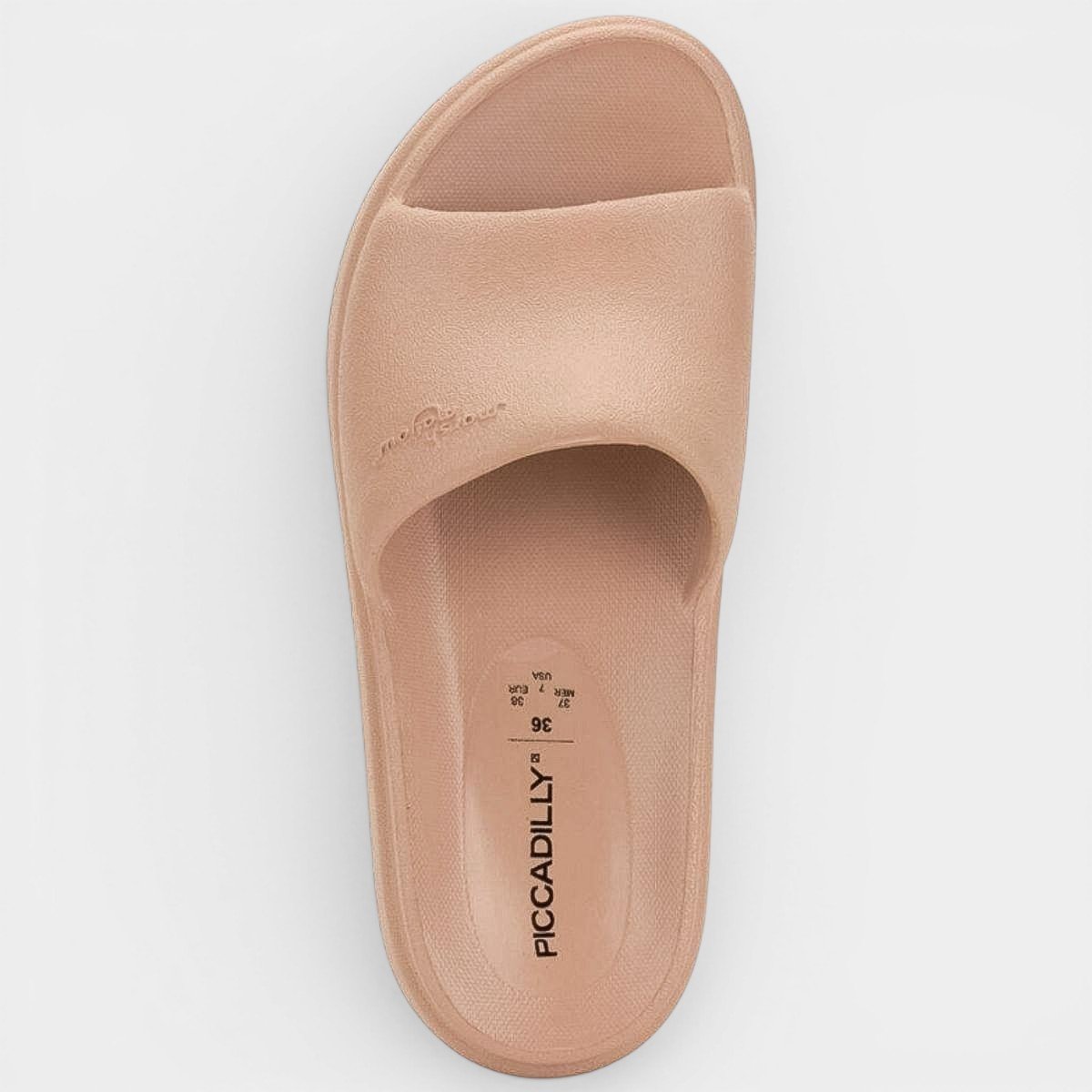 Tamanco Piccadilly Fun Marshmallow Feminino - Nude Nude 3