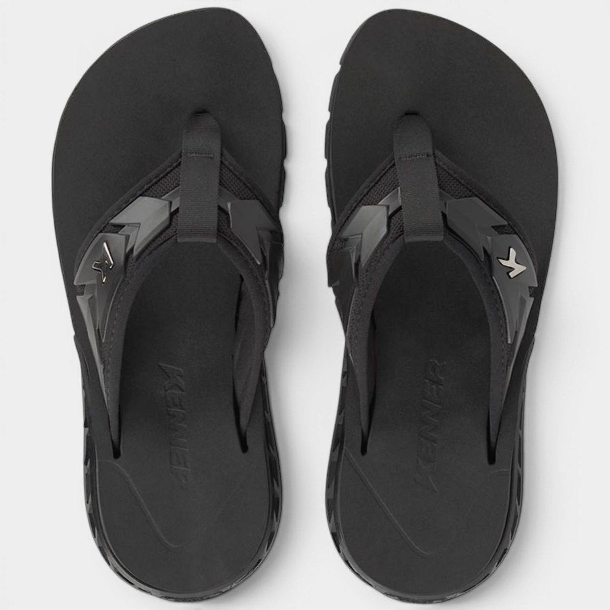 Chinelo Kenner Rakka Ultra Force Masculino - Preto e Cinza Cinza 2