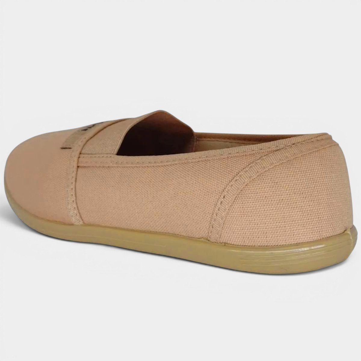 Alpargata Moleca Conforto Elastico Feminina - Nude Nude 4