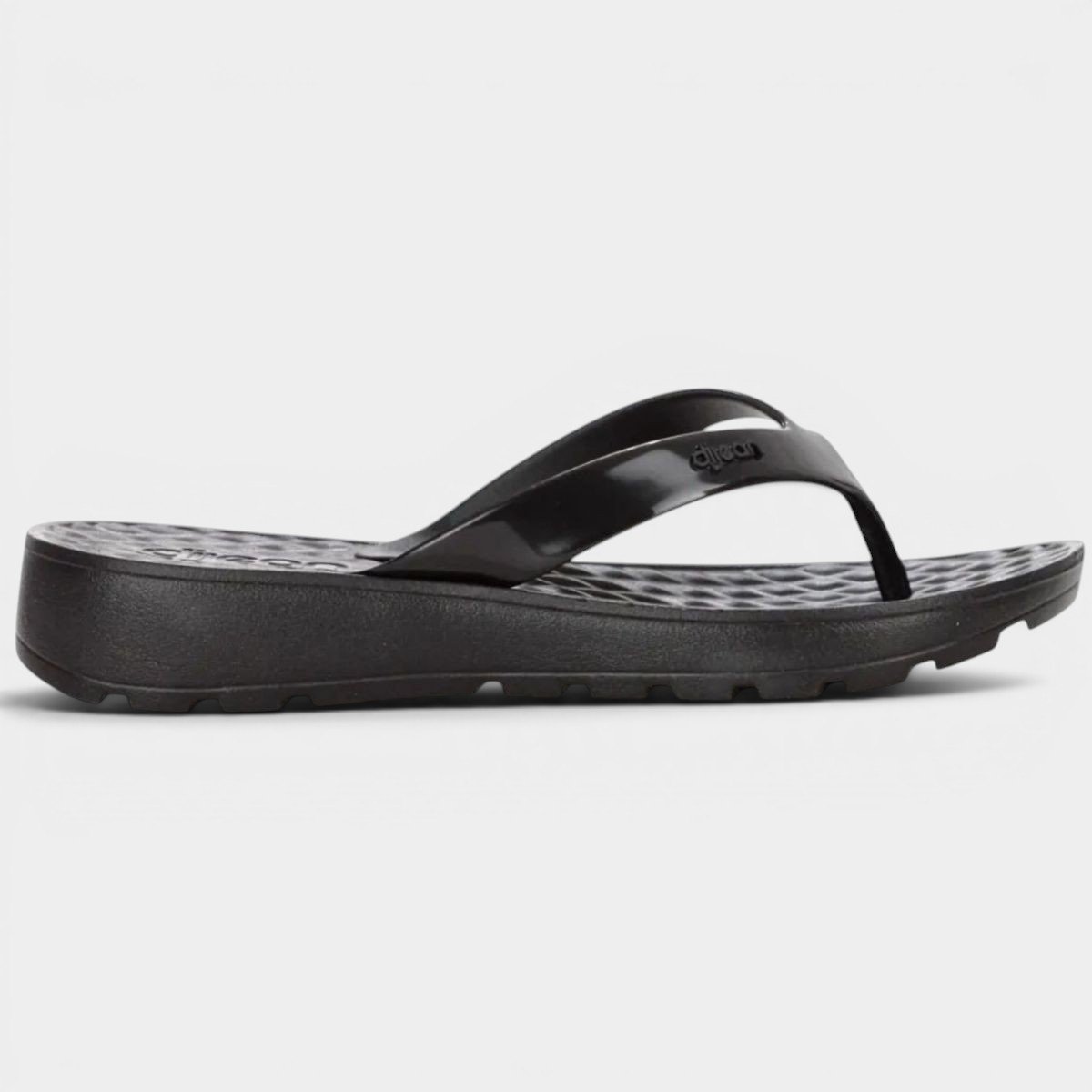 Tamanco Anabela Dijean Anatômico Feminino - Preto Preto 2