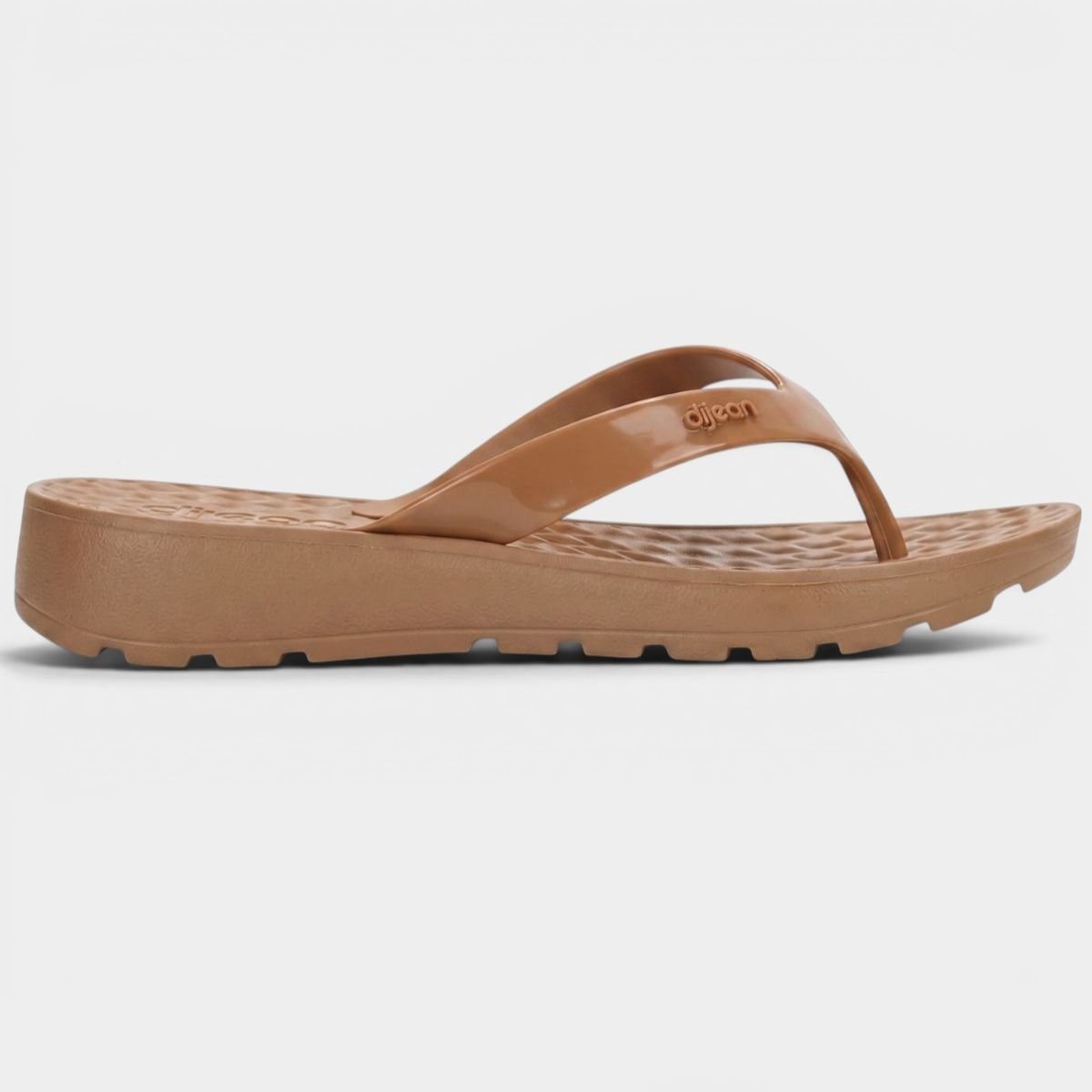 Tamanco Anabela Dijean Anatômico Feminino - Caramelo Caramelo 2