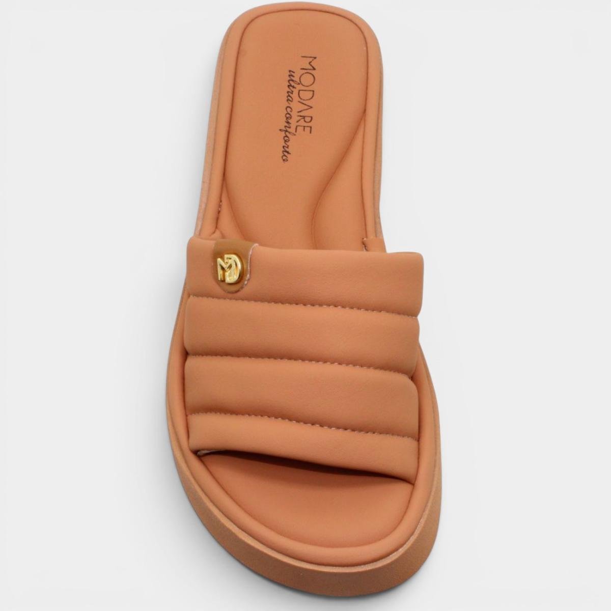 Tamanco Modare Ultraconforto Ortopédico Plataforma Feminino - Nude Cinza 3