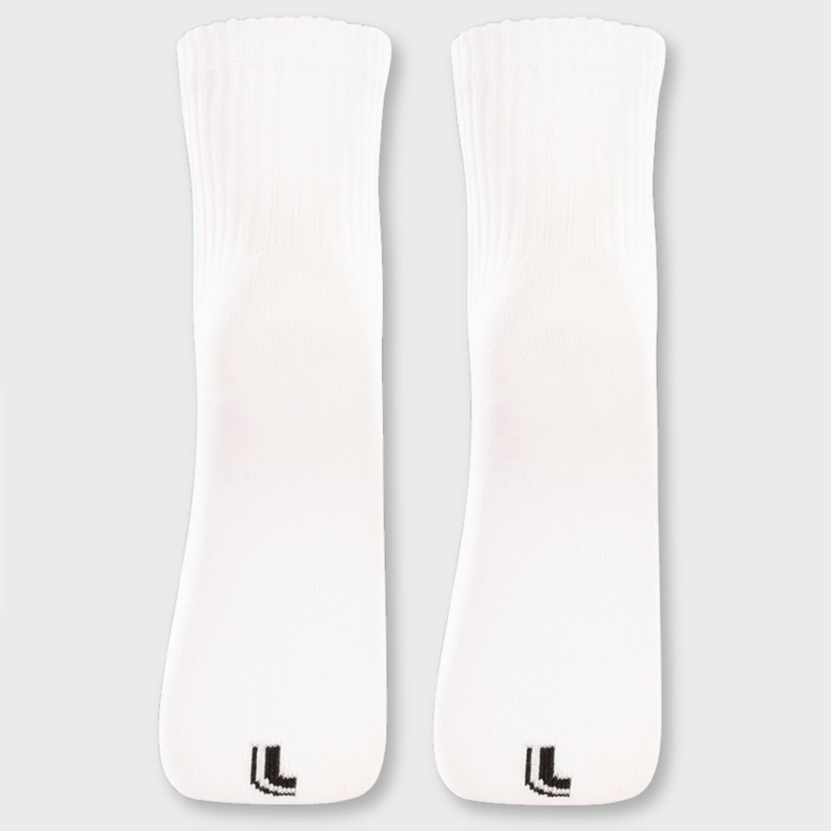 Kit 2 Pares Meia Lupo Cano Médio Infantil - Branco Cinza 3