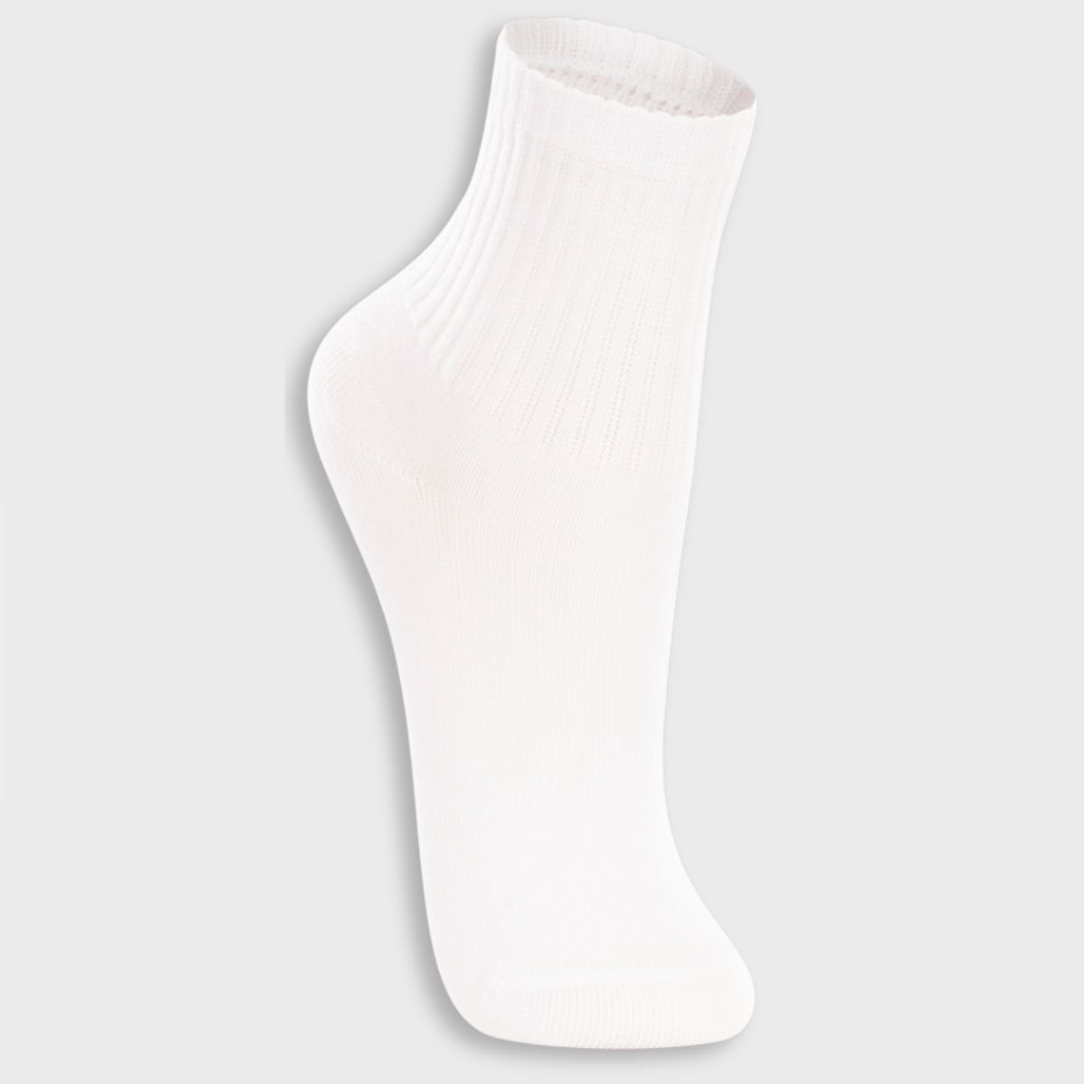 Kit 2 Pares Meia Lupo Cano Médio Infantil - Branco Cinza 4