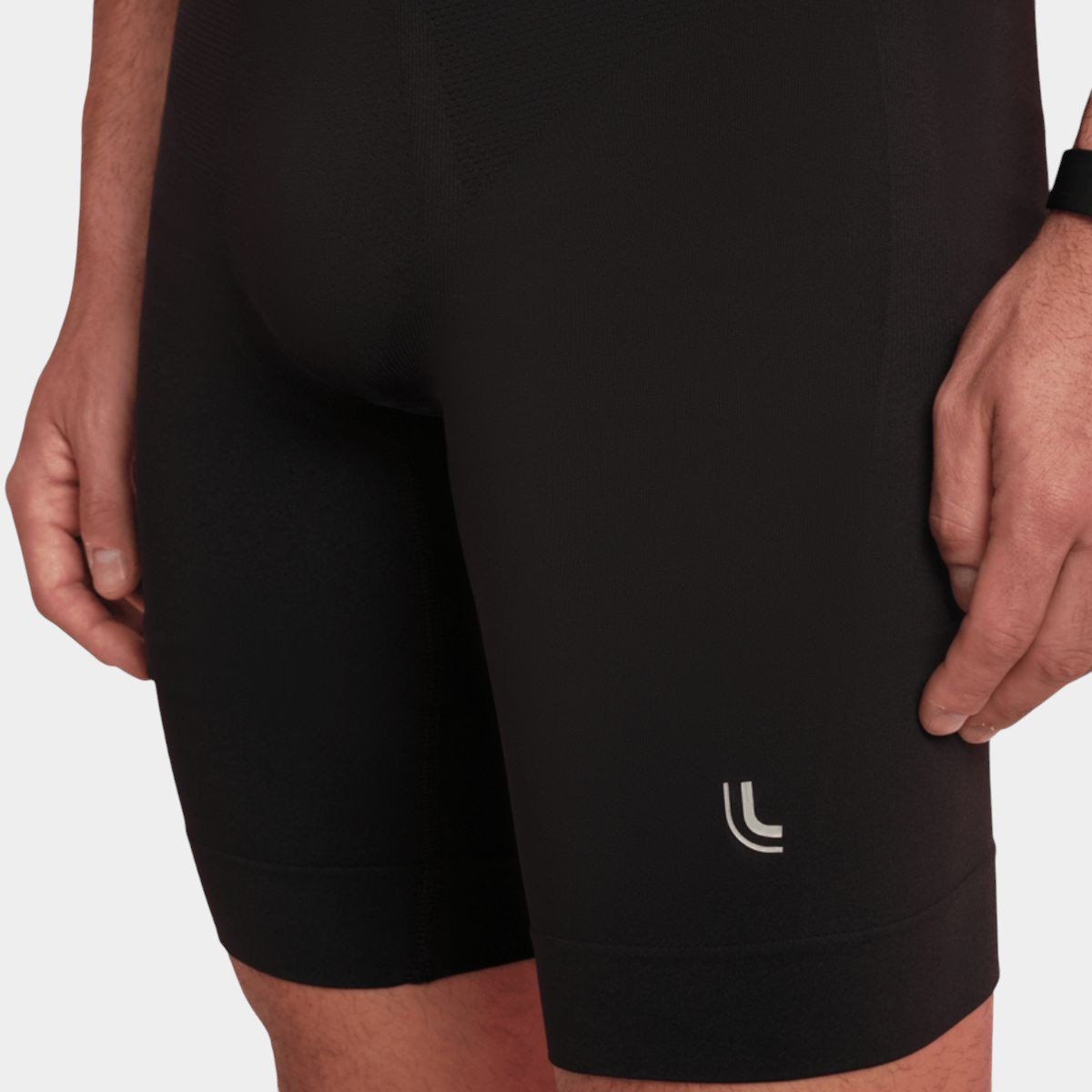 Bermuda Lupo I-Max Térmica Masculina - Preto Cinza 4