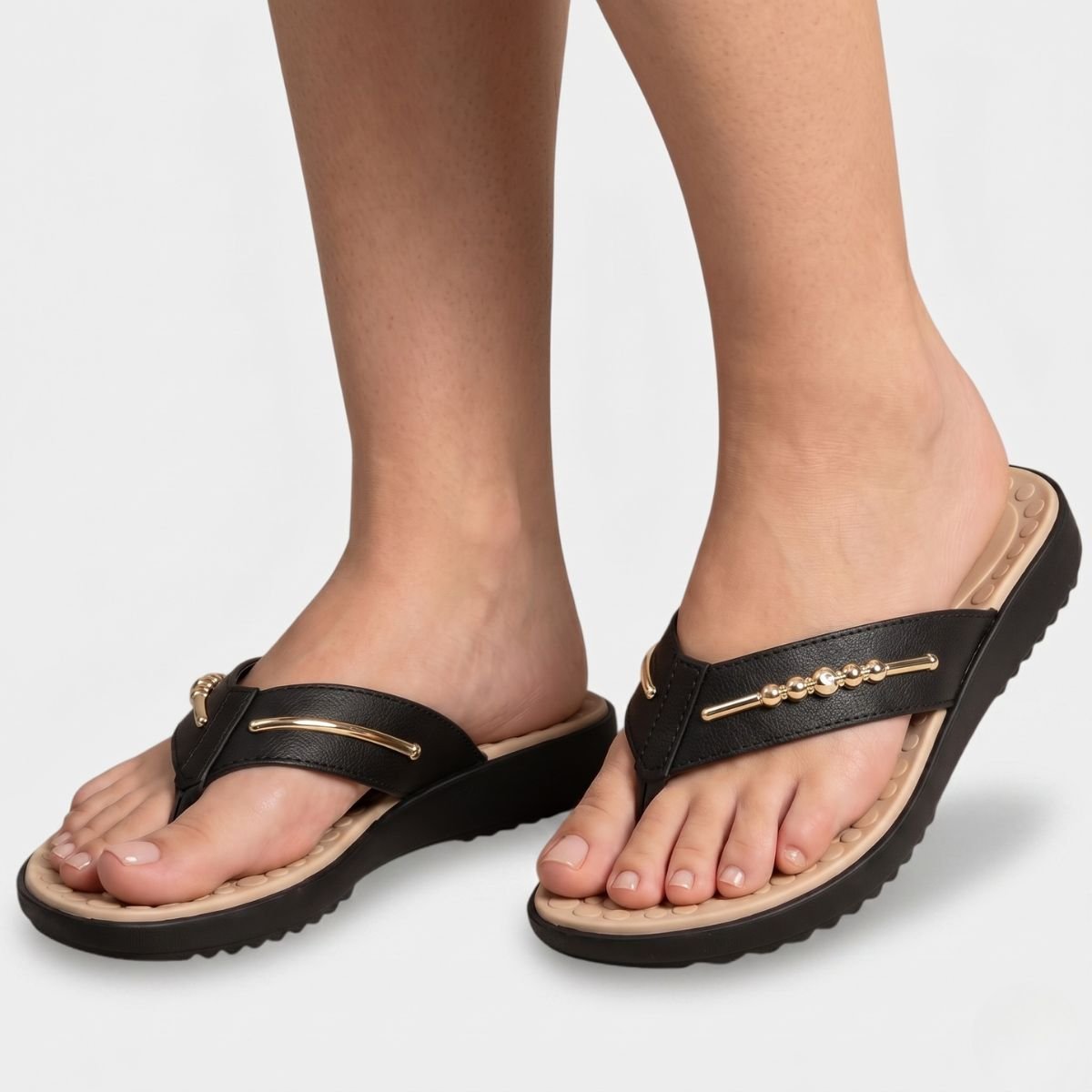 Tamanco Azaleia Taina Feminino - Preto Cinza 5