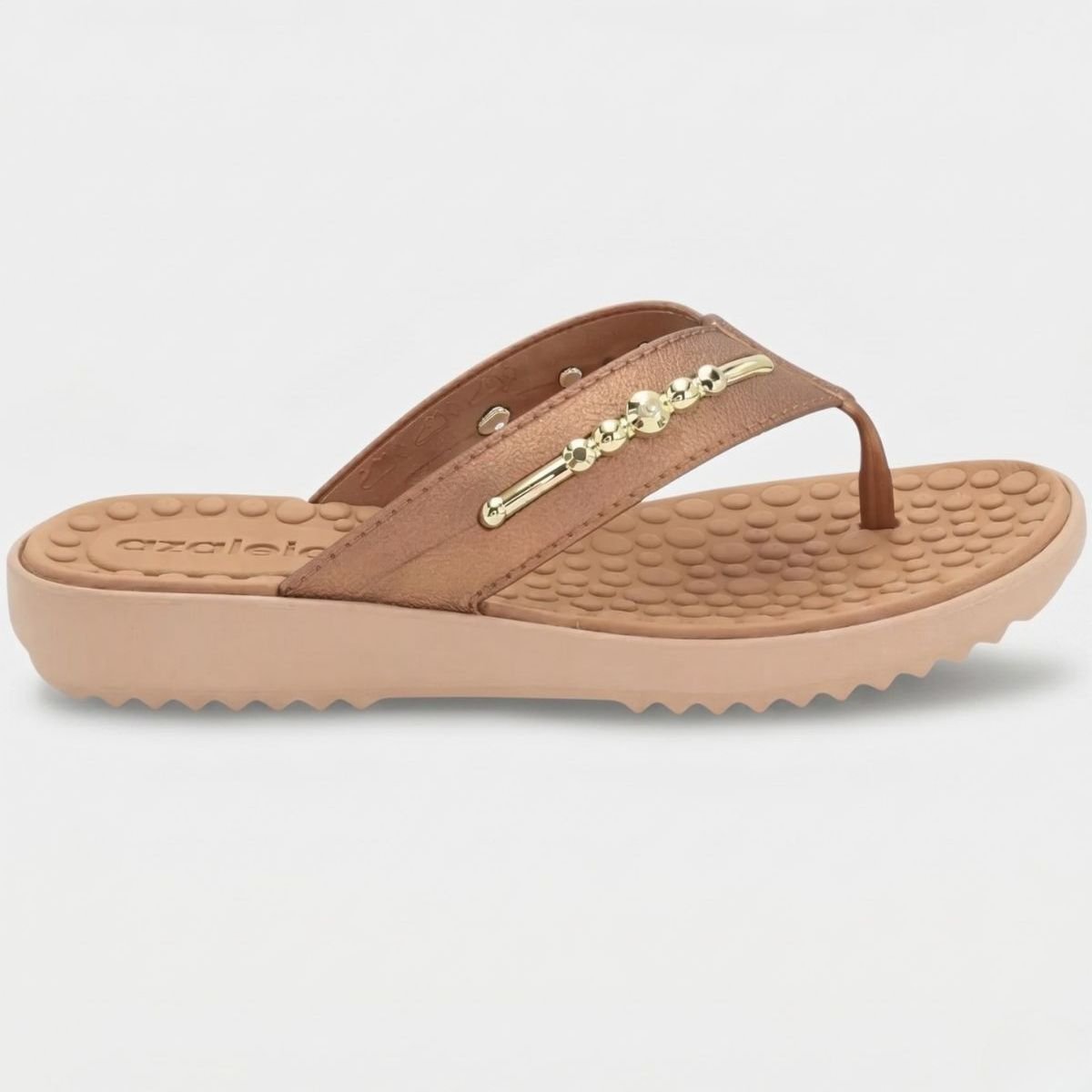 Tamanco Azaleia Taina Feminino - Cobre Cinza 2