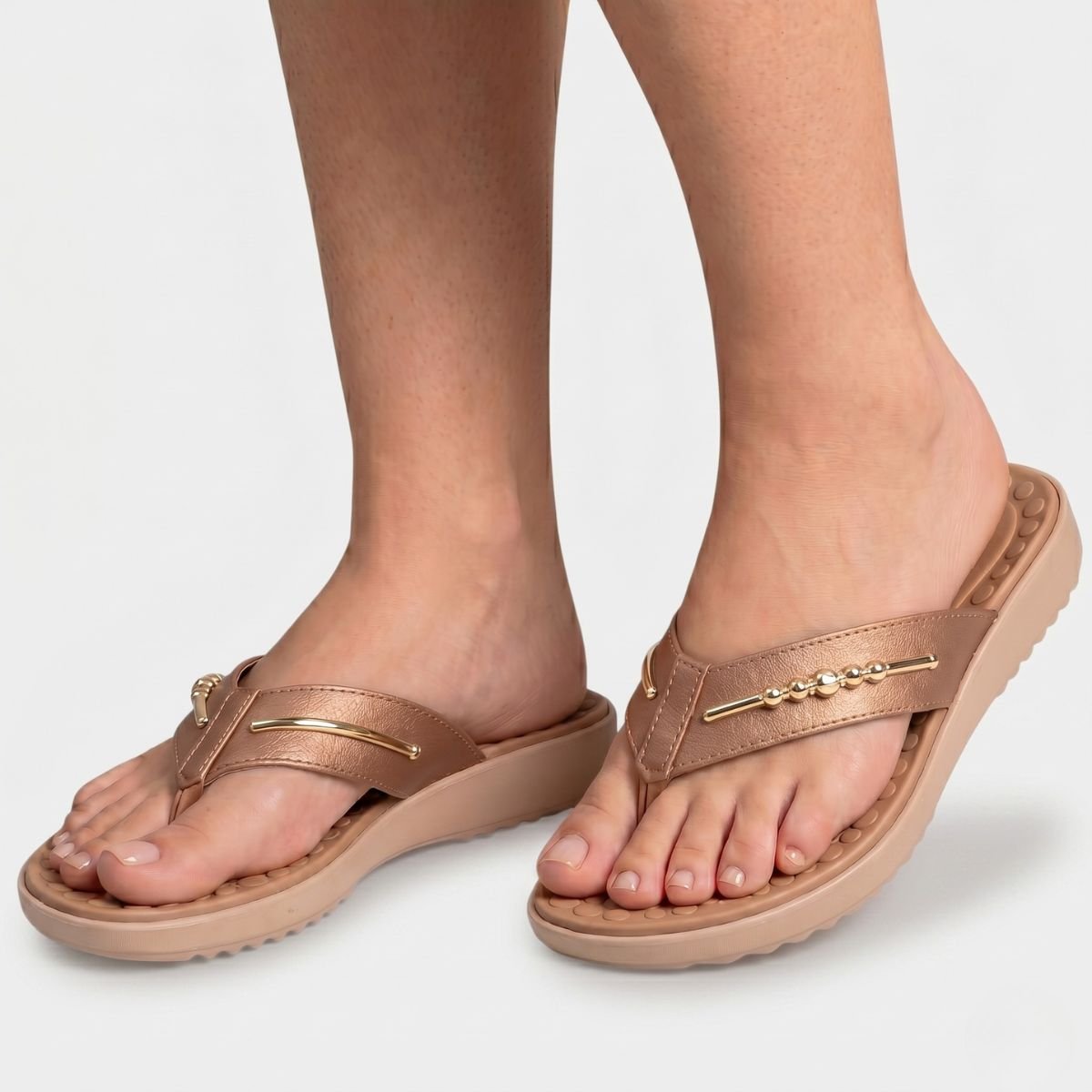 Tamanco Azaleia Taina Feminino - Cobre Cinza 5