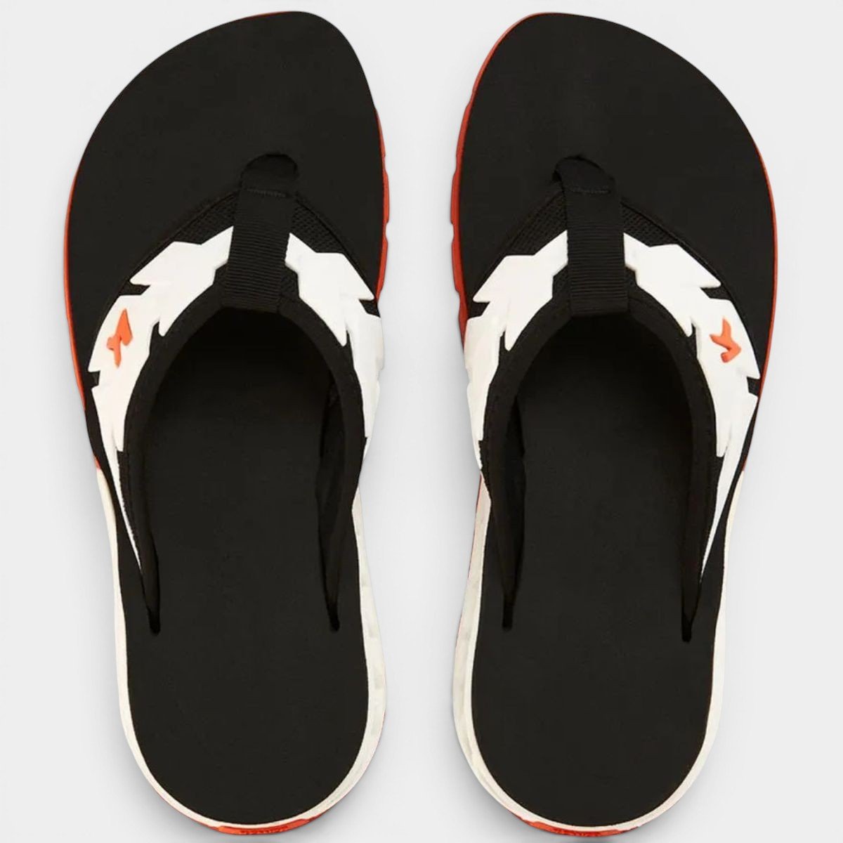 Chinelo Kenner Rakka Ultra Force Masculino - Preto e Branco Cinza 2