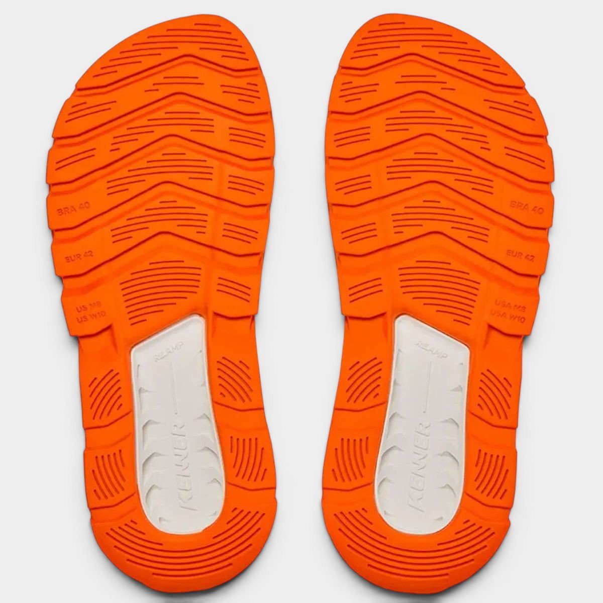 Chinelo Kenner Rakka Ultra Force Masculino - Preto e Branco Cinza 5