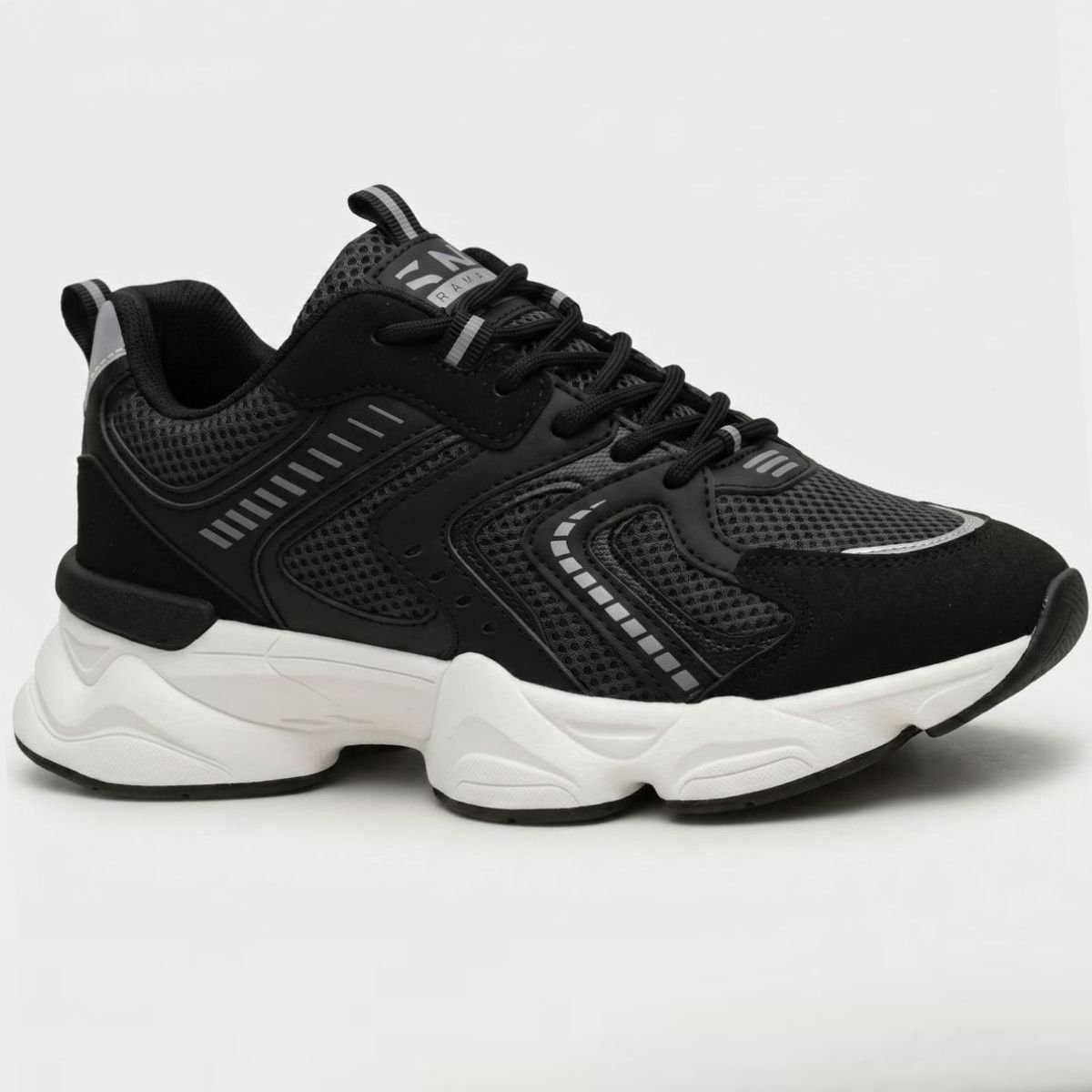 Tênis Ramarim Chuncky Feminino - Preto e Branco