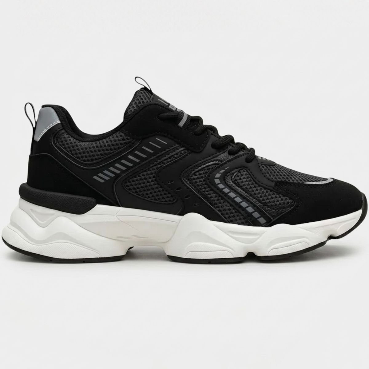 Tênis Ramarim Chuncky Feminino - Preto e Branco Preto 2