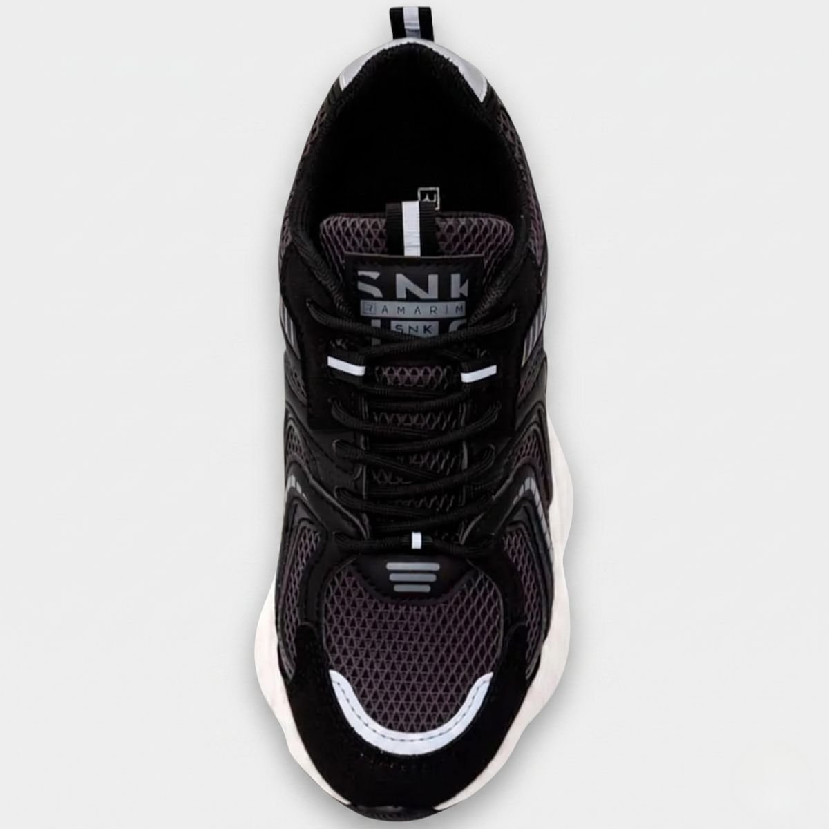 Tênis Ramarim Chuncky Feminino - Preto e Branco Preto 3