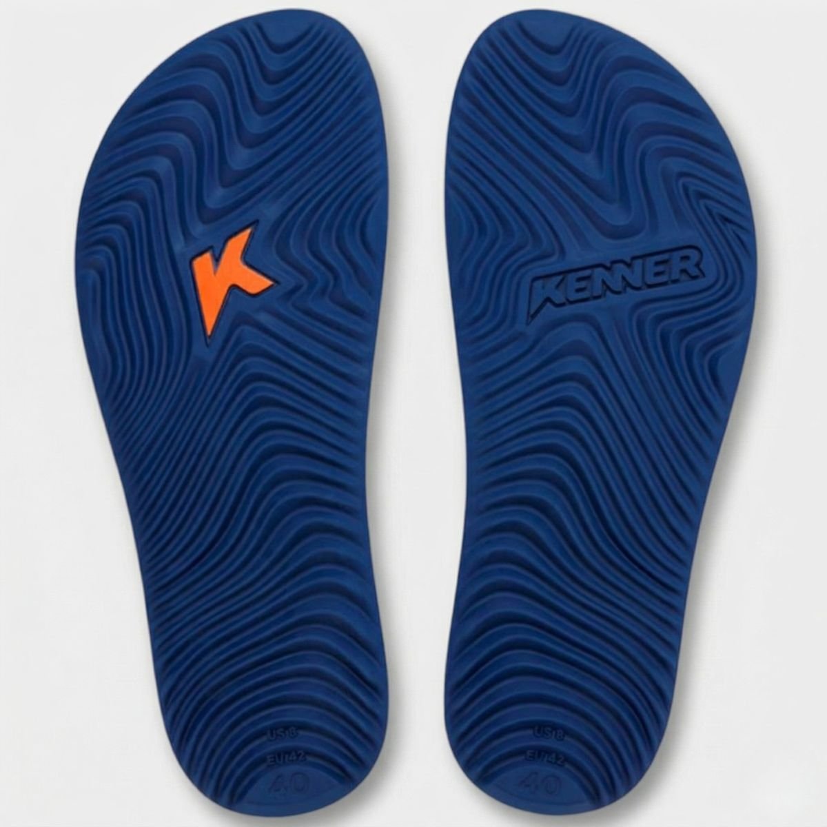 Chinelo Kenner Summer Gol Masculino - Azul e Verde Cinza 5