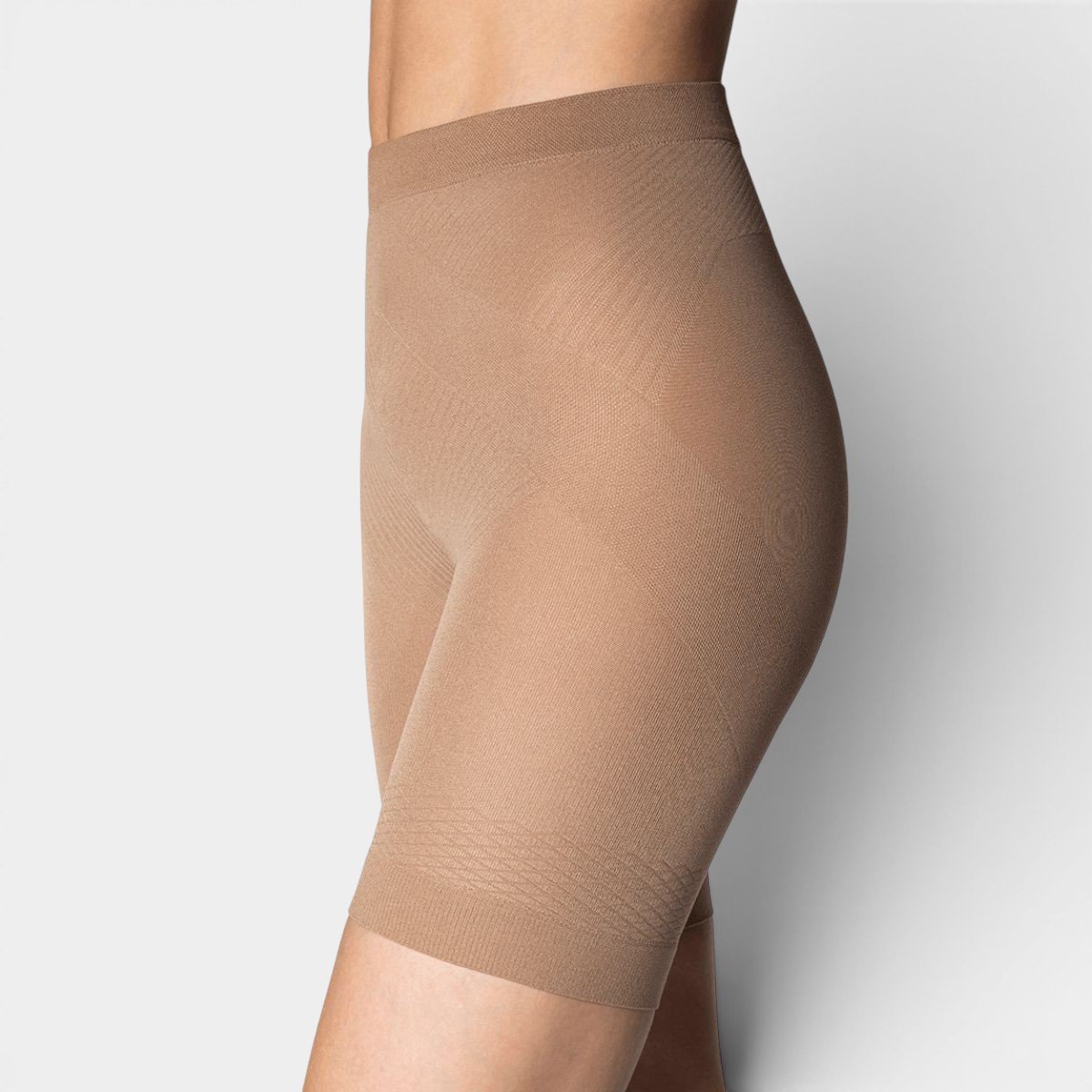 Short Modelador Lupo Feminino - Marrom Claro Marrom 4