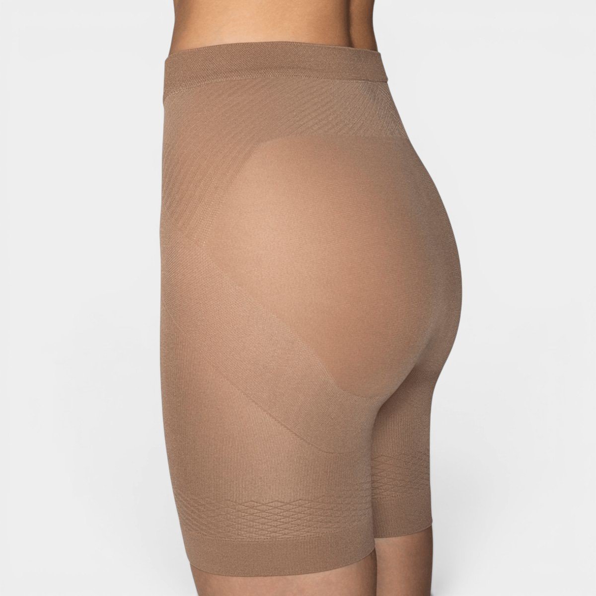 Short Modelador Lupo Feminino - Marrom Claro Marrom 5