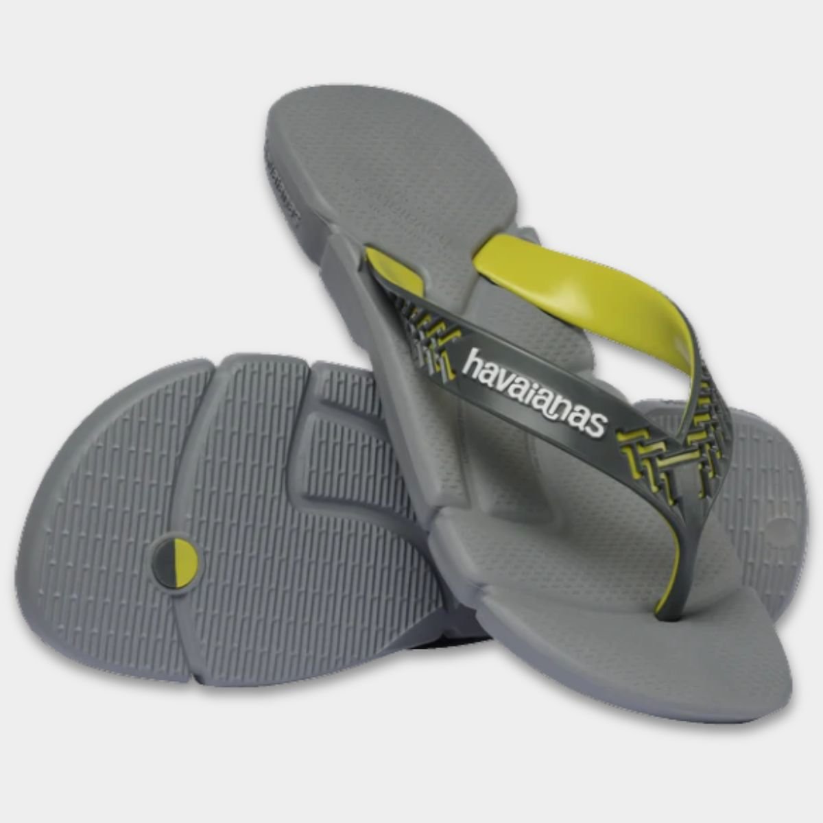 Chinelo Havaianas Power 2.0 Masculino - Cinza e Verde Cinza 4
