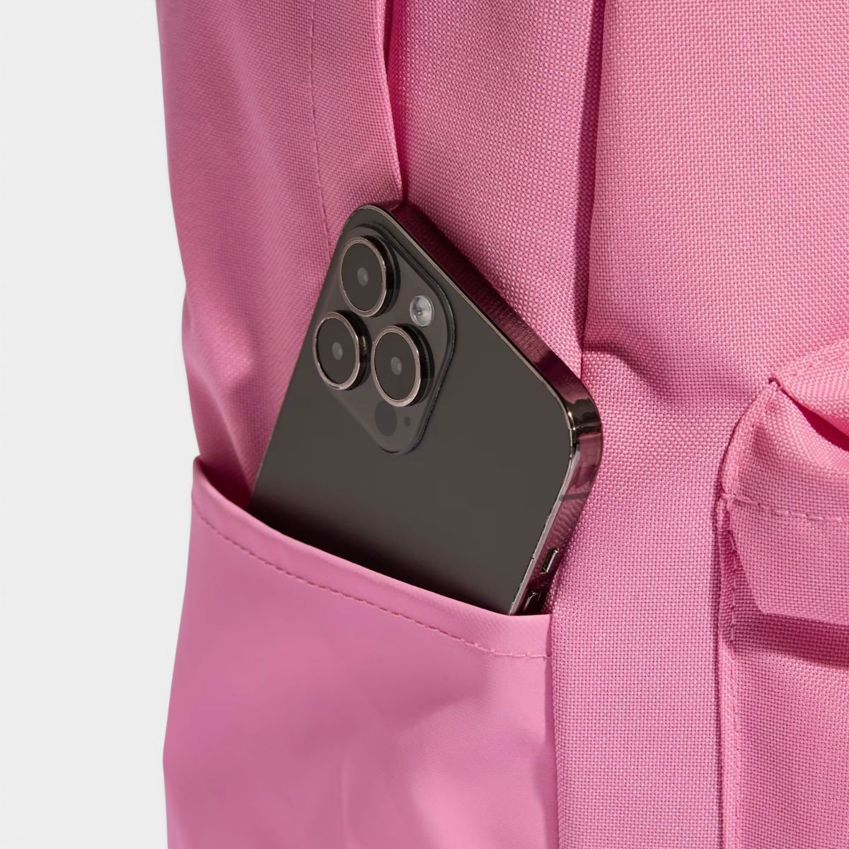Mochila Adidas Clássica 3 Barras - Rosa Cinza 5