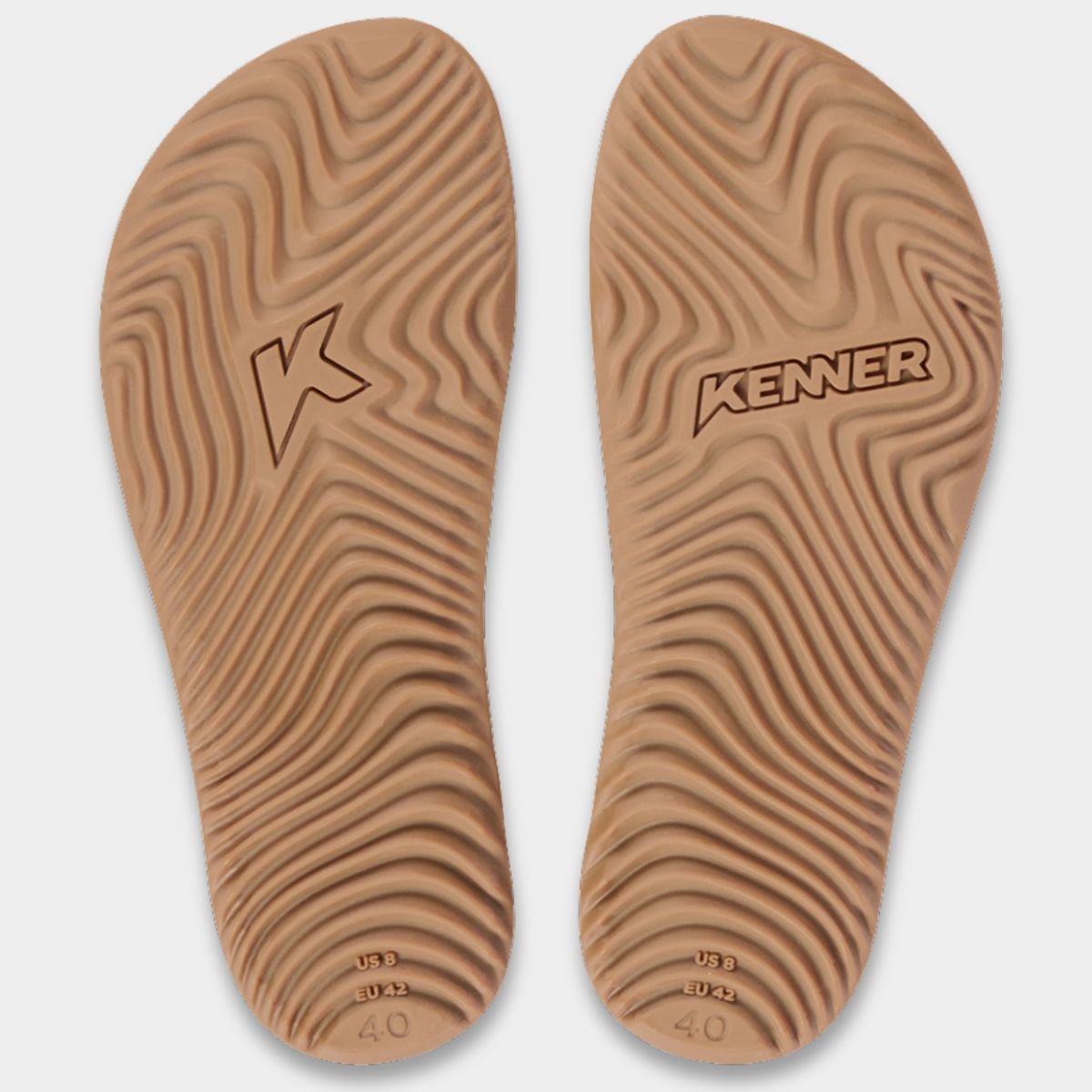 Chinelo Kenner New Summer Lisa Masculino - Verde e Bege Cinza 5