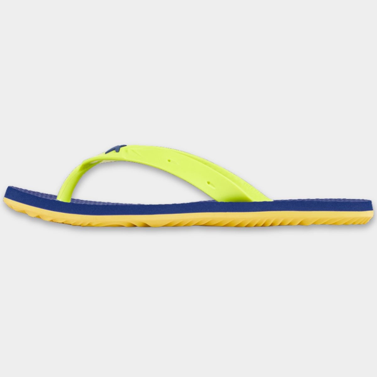 Chinelo Kenner New Summer Lisa Masculino - Azul e Amarelo Cinza 3