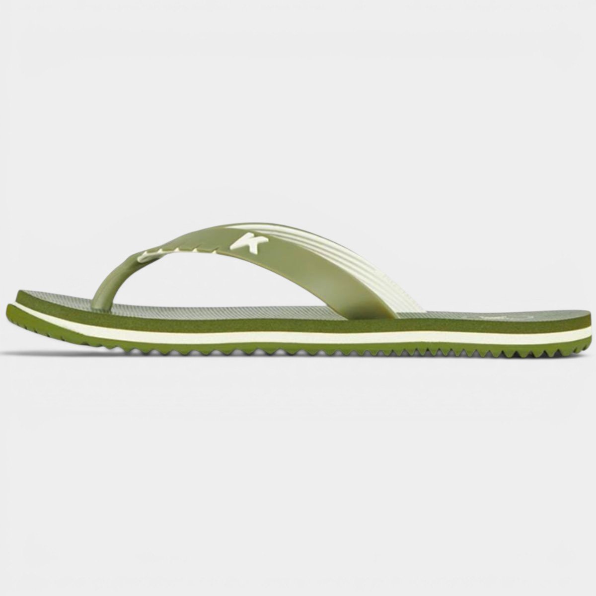 Chinelo Kenner Red Pro Masculino - Verde e Branco Cinza 3